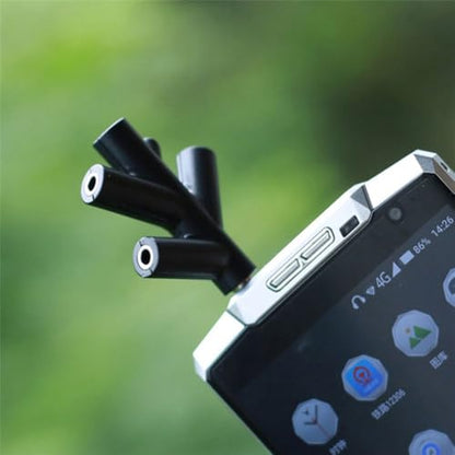 3.5mm 4 Way Port Aux Audio Spliter, Earphone Adapter Headphone Port Audio Spliter Multi Aux 3.5mm(1pc Random)