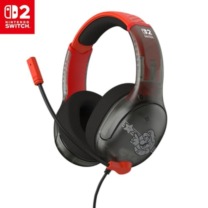 Turtle Beach Airlite Fit Wired Gaming Headset Mario Star, Nintendo Switch 2 | Also works with Nintendo Switch OLED, Flip-to-Mute Mic, Comfortable Ear Cushions, 40mm Speakers, Lightweight, Mario Star - color: Mario Star