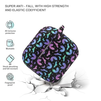Case Compatible with AirPods 4 Case,Soft Silicone Cover with Bracelet Lanyard and Keychain, Cute Wireless Charging Protective Case for Apple AirPods 4th for Women and Men (Colourful) - color: Colourful