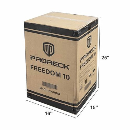 Proreck Freedom 10 500W 10'' Rechargeable Wireless Speaker with 2 Wireless Microphones, Portable PA System with Bluetooth/USB Drive Read/SD Card Reader/FM/Remote for Events, Karaoke, Outdoor - size: 10 inch