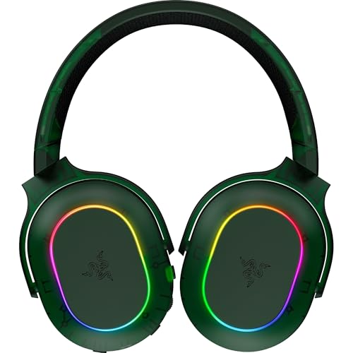 Razer Barracuda X Chroma Wireless Gaming Headset, Phantom Green | 2.4GHz Wireless & Bluetooth, Lightweight, RGB, 40mm Drivers, Cardioid Mic, 70 Hr Battery - color: Phantom Green