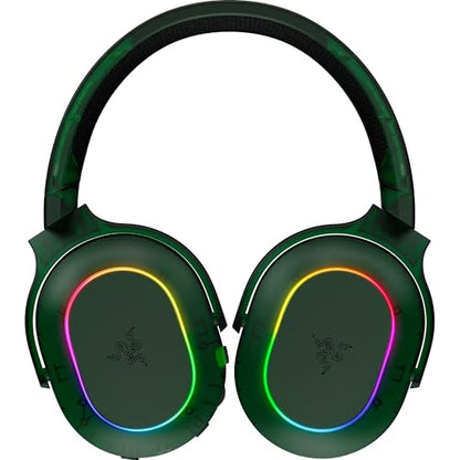 Razer Barracuda X Chroma Wireless Gaming Headset, Phantom Green | 2.4GHz Wireless & Bluetooth, Lightweight, RGB, 40mm Drivers, Cardioid Mic, 70 Hr Battery - color: Phantom Green