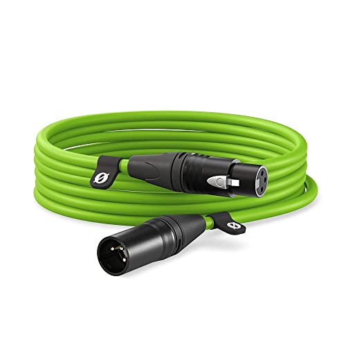 RØDE XLR-3 Premium XLR Cable (3m, Green) - color: Green