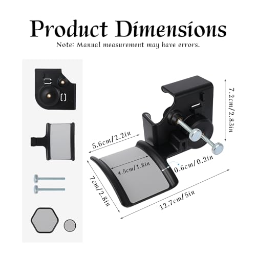 Clamp-On Monitor Headphone Stand, Adjustable Headset Hanger Rest Holder Hook Monitor Mount with Silicone Protection Desk Organizer for Home Office Gaming & Study Accessories