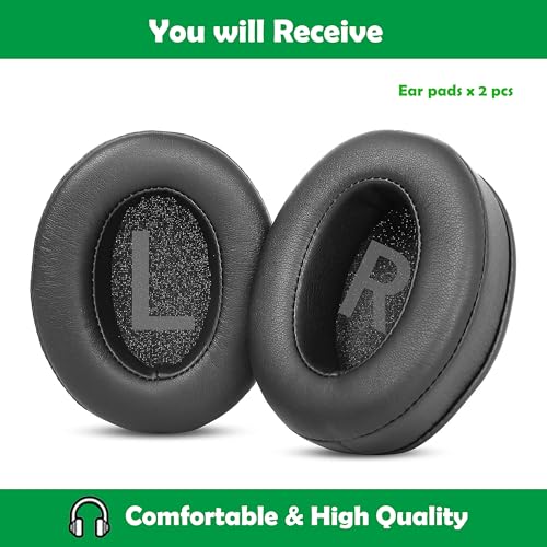 Earpads Cushion Compatible with Avantree Audition, Audition Pro HT5009, AS9PA, HT4189, HT3189, DG59 Headsets Ear Pads Replacement with Softer Protein Leather and Memory Foam