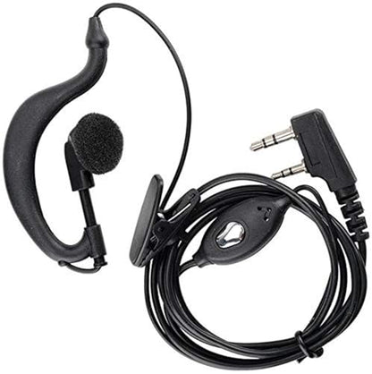 Walkie Talkie Earpiece with Mic 2 Pin Two Way Radio Earhook Headset Compatible for Pxton ‎PX-888S PX-777S Baofeng UV-5R BF-888S BF-F8HP Retevis H-777 Kenwood Puxin Two Way Radio ﻿