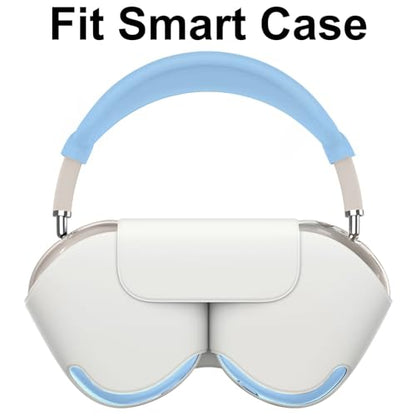Silicone Case Cover for AirPods Max 2/AirPods Max Headphones, Gradient Blue - color: Blue-TMJB