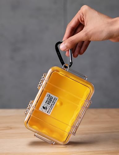 Pelican 1020 Micro Case (Yellow/Clear) - color: Yellow/Clear