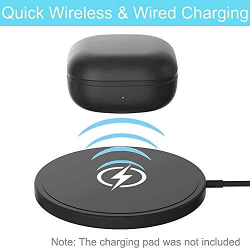 Charging Case for Galaxy Buds Pro (1st Gen, SM-R190) - Charger Case Cover Dock USB-C Cable for Samsung Galaxy Buds Pro Earbuds (700mah, Black)