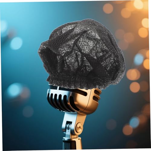 TOYANDONA 200pcs Mic Windscreen Protectors Disposable Covers Microphone Case Soundproofing for Studio Use Easy Replacement