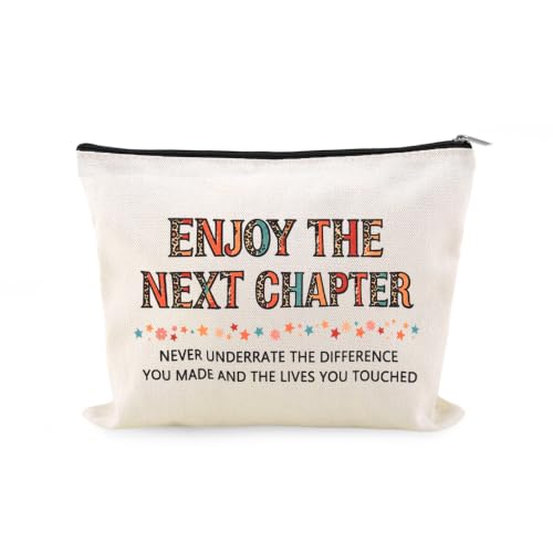 Farewell Makeup Bag for Coworkers Retirement Going Away Gifts for Leader - color: Farewell Makeup Bag