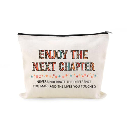 Farewell Makeup Bag for Coworkers Retirement Going Away Gifts for Leader - color: Farewell Makeup Bag