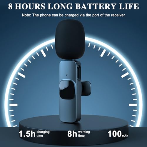 Wireless Microphone for iPhone 15 16，iPad, Android, Lavalier Microphone for Video Recording, Noise Reduction, Clip on Mini Mic for Tiktok, YouTube, Vlog, Podcast, ASMR - style: Lightning+USB C+USB A