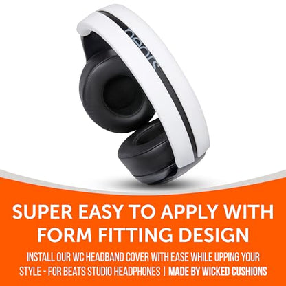 WC BandZ Studio & Studio Pro - Silicone Headband Cover for Beats Studio - color: White