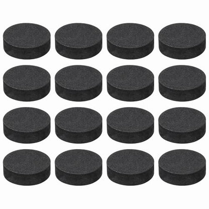 MECCANIXITY 16 Pcs Single Sided Speaker Isolation Feet Pads, 30mmx10mm Non Slip Foam Shock Absorption Base Pad Amplifier Stand Feet Mat for Speaker HiFi Home Theater Sound System, Black - size: 30mmx10mm