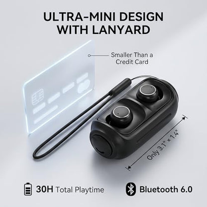 Invisible Mini Sleep Wireless Bluetooth Earbuds,Smallest Low Profile Micro Tiny Discreet Hidden Ear Buds for Work,Small Headphones, Wireless Earphone Side Sleepers for Small Ear Canals - color: Khaki