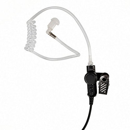 Acoustic Tube Earpiece for M0torola CP200 Walkie Talkies (Pack of 1) | 2 Pin Headset Compatible with GP300 CLS1110 RDU4100 RMU2040 RMU2080D HKLN4604 HKLN4599 Two Way Radio
