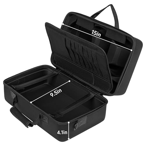 OUUTMEE Hard Shell Carrying Case Compatible with PS5 Slim - size: For PS5 Slim