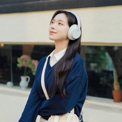 Sony WH-CH720NW Noise Canceling Wireless Bluetooth Headphones - Built-in Microphone - up to 35 Hours Battery Life and Quick Charge - Matte White - color: White