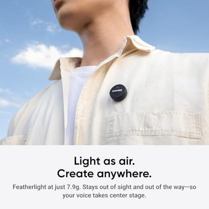 Insta360 Mic Air (1 TX + 1 RX), Noise Cancelling, 300m Range, Wireless Microphone for USB-C iPhone/Android/PC/Mac, Vlog, Streaming - style: Mic Air (1 TX + 1 RX)