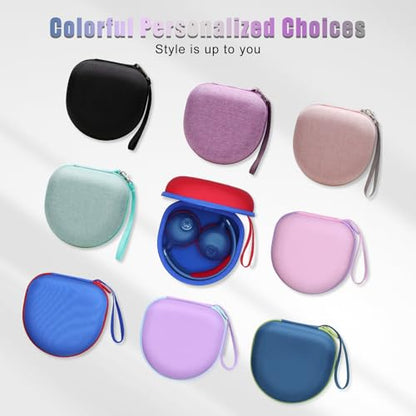 Kids Headphones Case for Spiderman/iClever Etc Headphone,Red+Blue,Case Only | Compatible with eKids Spiderman/iClever BTH12 HS19 BTH20 BTH22 BTH26/Candy Bila/Acer/MIDOLA/JoySpark/ADOOPE Etc Kid Headphone - color: Red+Blue