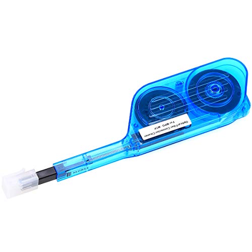 Fiber Optic Cleaning Tool for MPO and MTP Connectors MPO One Click Cleaner, 500 Cycles Cleaning Connector Equipment