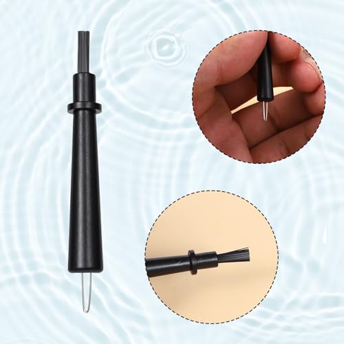 5 Pieces Hearing Aid Cleaning Tools - Hearing Aid Cleaning Brush with Wax Loop Essential Accessories for Earbuds