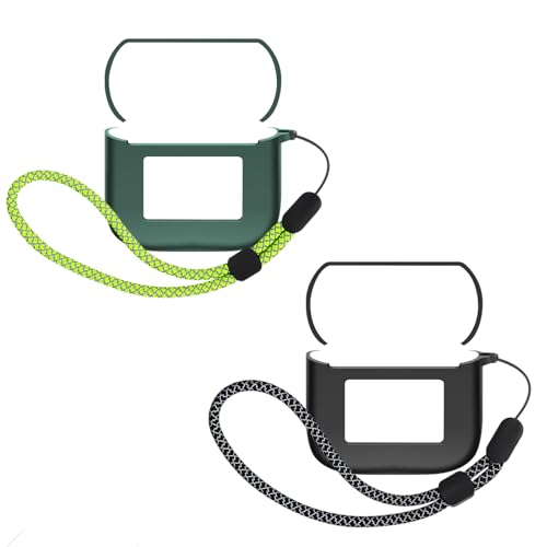 Protective Case Compatible with Tour Pro 3 and Charging Case Cover - Scratchproof, 360-Degree Shock Absorbing, Waterproof, and Drop-Proof with a Lanyard(Dark Night Green+Black) - color: Dark Night Green+Black