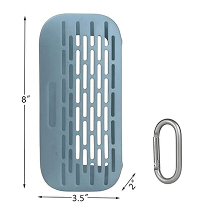 Silicone Protective Case Cover Sleeve Shell for Bose Soundlink Flex Speaker Frame Case Bag Skin Box Accessories - color: Blue