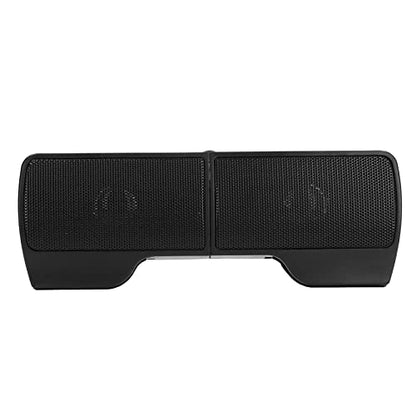 Zerodis Laptop Speakers, USB Powered Wired Monitor Soundbar with Clear Stereo Sound and Humanized Volume Control, for Desktop PC Monitor Notebook Tablets TV