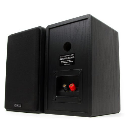 Micca MB42 Standard 2-Way Passive Bookshelf Speakers, Stereo Pair, Black