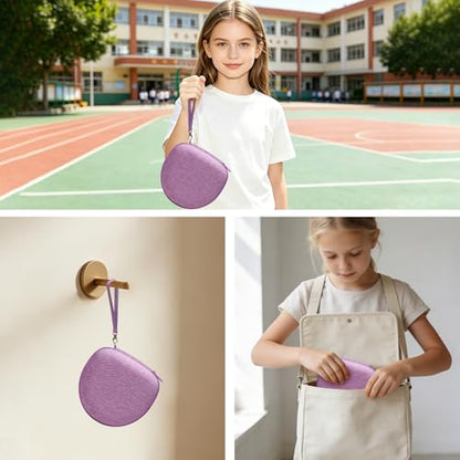 Kids Headphones Case for JoySpark/iClever Etc Headphone,Purple,Case Only | for iClever BTH12 HS19 BTH20 BTH22 BTH26/Candy Bila/Acer/JBL/MIDOLA/JoySpark/JLab/ADOOPE/Spiderman/EarFun/ Etc Kids Headphone - color: Purple