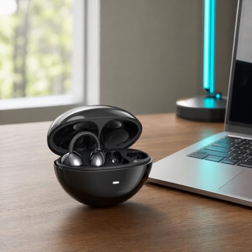 Open-Ear Clip-On Earbuds Bluetooth 6.0 Wireless Headphones Open Ear Buds
