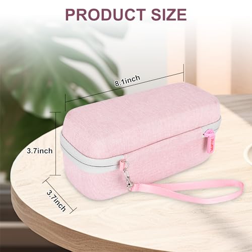 EVA Hard Case for JBL Flip7 /6/5 Waterproof Portable Bluetooth Speaker, Fit for JBL Flip 4 Premium Travel Protective Carrying Storage Bag - Pink