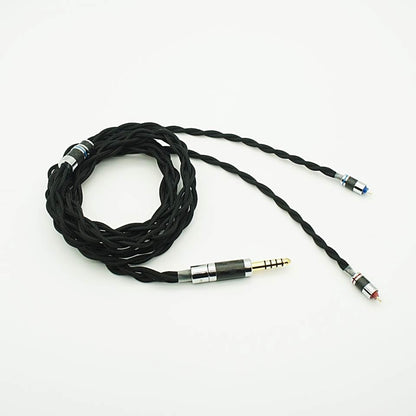 PENON Space 4 Shares 133 Cores OFC Silver-Plated Wires HiFi Audiophile Wired Earphone Replacement Cable IEM Upgrade Cable with 3-in-1 Detachable Plugs for FAN3 (2Pin 0.78mm) - size: 2Pin 0.78mm