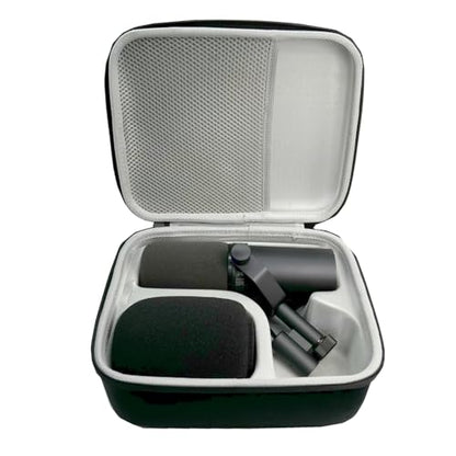 Microphone Case Bag for Shure SM7B/MV7/MV7X Hard Carring Case Travel Protective Storage Box Microphone Accessory