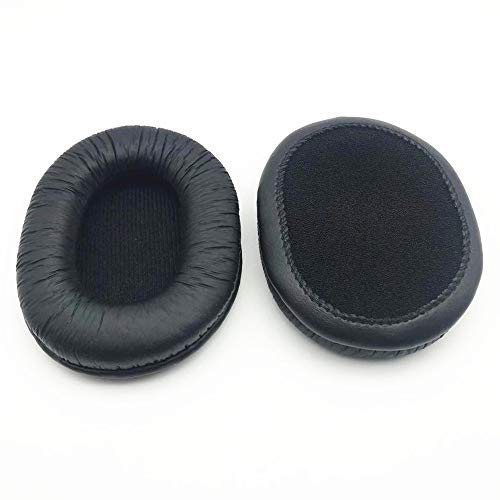 Replacement Headphone Earpads Ear Pads Cushions Compatible with Sony MDR-7506,MDR-7806,MDR-V6,MDR-CD900ST Headset (Black) - color: Black