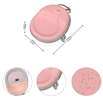 Aproca Pink Hard Storage Travel Carrying Case, for Logitech H390 / Logitech Zone 301 / Logitech Zone 300 Wired Headset - color: Pink