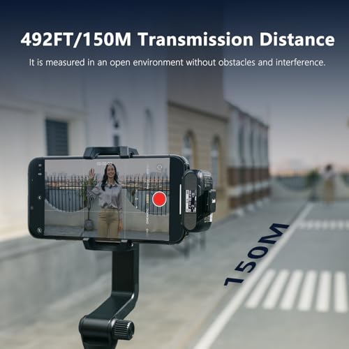 Saramonic BLINK500B2+ Wireless Lavalier Microphone for iPhone/Camera/Android, Detail-Rich Audio, 40h Battery Life, Clip on Wireless Lapel Mic for Live Streaming Video Conference Recording