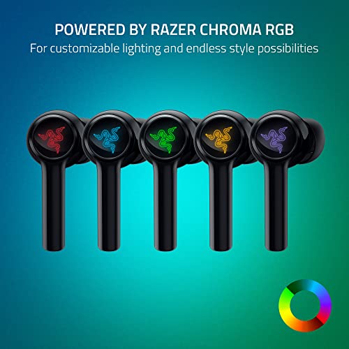 Razer Hammerhead HyperSpeed Wireless Multi-Platform Gaming Earbuds for Xbox Series X|S, Xbox One, PC, Mobile: ANC - Noise Cancelling Mic - Bluetooth 5.2 - RGB Chroma - 30 Hr Battery - style: Xbox