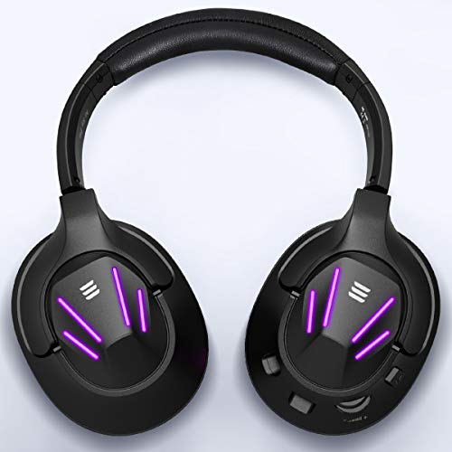EKSA Computer Gaming Headset for PC - PS4 Headphones with 7.1 Surround Sound Detachable Microphone - Gaming Headphones for PC, PS4, PS5, Xbox One S/X, Mobile Games, Call Center