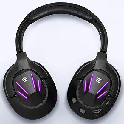 EKSA Computer Gaming Headset for PC - PS4 Headphones with 7.1 Surround Sound Detachable Microphone - Gaming Headphones for PC, PS4, PS5, Xbox One S/X, Mobile Games, Call Center