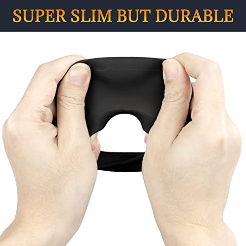SOULWIT Sweat Ear Cover for AirPods Max - Black | Sweat Proof Silicone Cover for Gym Exercise, Easy to Clean, No Sound Quality Loss - color: Black