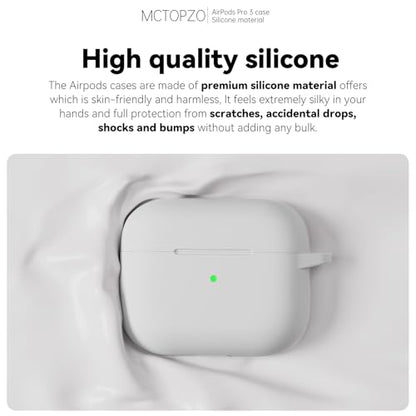for AirPods Pro 3 Case 2025,Come with Cleaner Kit,White | Silicone Protective Cover for Airpod Pro 3rd Generation Case with Keychain,for Women Men,One-Piece Design,Shockproof - color: D-White