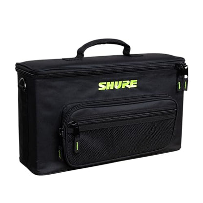 Shure by Gator Padded Carrying Bag that Holds Up to 2 Wireless Mic Systems; (SH-WRLSSCARRYBAG-2) - size: Gig Bag, style: Dual Wireless System