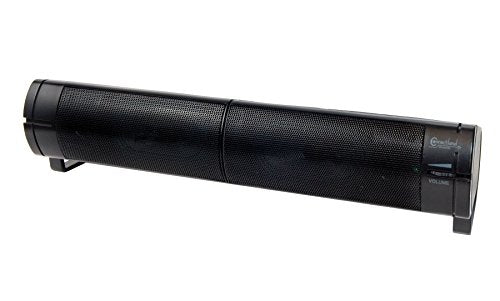 PC USB Powered Monitor Speaker Sound Bar 3.5mm Audio Wired Soundbar Speaker Converts to Vertical Desktop Speaker CL-SPK20037