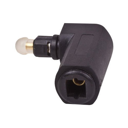 CablesOnline 2-Pack Right Angle (90 Degree) Toslink Digital Optical Audio Adapter (AD-T03-2)