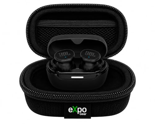 JBL Endurance Race 2 Case Bundle (Black) True Wireless Sport Earbuds with Expo Gear Weather-Resistant Hard-Shell Case - color: Black