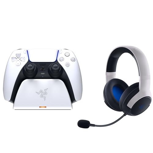 Razer Legendary Duo Bundle for PlayStation 5: Kaira Wireless Headset and Quick Charging Stand for PS5 - (Controller Sold Separately)