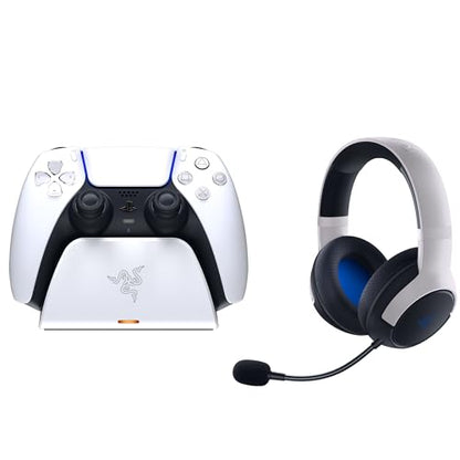 Razer Legendary Duo Bundle for PlayStation 5: Kaira Wireless Headset and Quick Charging Stand for PS5 - (Controller Sold Separately)